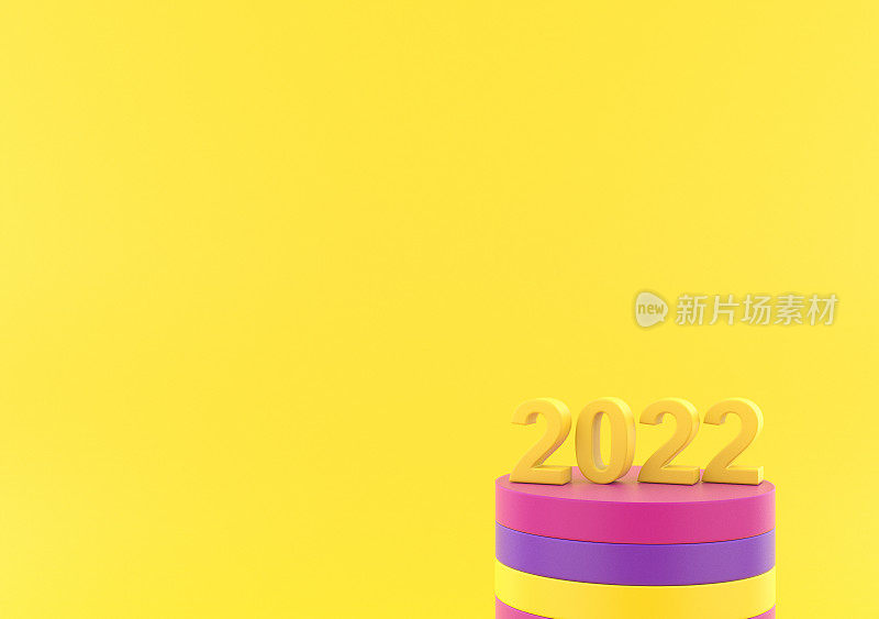 新年2022 3D渲染